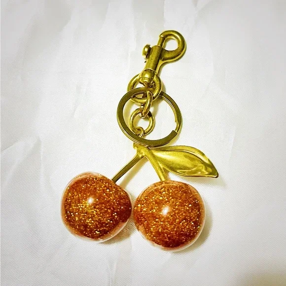 Rare Gold Cherry Keychain - Picture 4 of 13